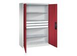 C+P Schwerlastschrank mit Schubladen Acurado, 1950x1200x500mm, 7035/3003 ; C + P Möbelsysteme (8931-5230|S10193)