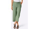 Bügelfaltenhose CREATION L PREMIUM, Damen, Gr. 24, Kurzgrößen, eucalyptus, 63% Lyocell, 37% Polyester, unifarben, Hosen