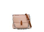 Schultertasche HARPA "KOA", Mädchen, Gr. B/H/T: 10cm x 17cm x 25cm, rosa, Lederimitat, unifarben, Taschen Schultertasche, mit unterteiltem Hauptfach
