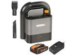 Worx WX030 - Tragbarer Akku-Staubsauger - 20V 2.0Ah