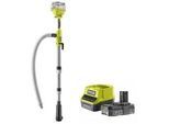 Akku-Regenfasspumpe für Klarwasser RYOBI RY18STPA-0 18V - 2Ah