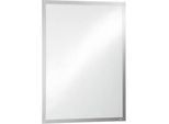 Durable Inforahmen DURAFRAME® Poster, A1 Hoch-/Querformat, für 2 Poster, selbstklebend, aufklappbarer Magnetrahmen, B 639 x T 28 x H 886 mm, PET, silber