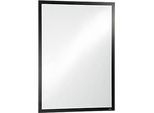 Durable Inforahmen DURAFRAME® Poster, A1 Hoch-/Querformat, für 2 Poster, selbstklebend, aufklappbarer Magnetrahmen, B 639 x T 28 x H 886 mm, PET, schwarz
