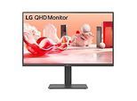 LG IPS-Monitor 27BA54QB-B, 27”, 2560 x 1440 WQHD, HDMI/USB/DisplayPort, höhenverstell-, neig-, schwenk- und drehbar, schwarz