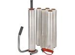 SET Stretchen, 6 Rollen Stretchfolie + 1 Handwickelgerät + 1 Folienschneider GRATIS
