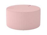 Nowy Styl Sitzpouf Tri.Ply M, modular, Blazer-Stoff, ø 85 cm, rosa