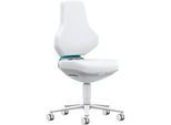 TEXON 2 Reinraum-Arbeitsstuhl Skintec offwhite, ESD- & Reinraum-konform, mit Rollen