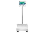 Bodenwaage ae ADAM Gladiator GGF 150, ungeeicht, wasserfest, Ablesbarkeit 5 g/Wägebereich bis 150 kg, RS-232, LED, Plattform B 400 x T 500 mm, Edelstahl