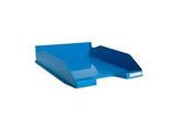 Briefablage Exacompta BEE BLUE Combo-Midi, für Dokumente im Format A4+, stapelbar, Etikettenhalter, Kunststoff, blaugrün, 6 Stück