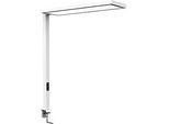LED-Tischklemmleuchte Maul MAULsenja, 87 W, 15150 lm, 2700-5700 K, direktes/indirektes Licht, dimmbar, Bewegungs-/Lichtsensor, Aluminium, weiss