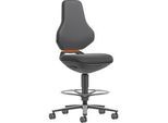 TEXON Arbeits- und Labordrehstuhl mit Supertec-Polsterung, ergonomisch, Sitzhöhe 570–810 mm