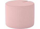 Nowy Styl Sitzpouf Tri.Ply S, modular, Blazer-Stoff, ø 55 cm, rosa
