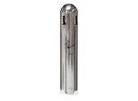 Wandascher Probbax, Volumen 1,8 l, mit Trichter, verschliessbar, mit Dach, B 102 x T 110 x H 500 mm, Edelstahl, edelstahlfarben