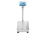 Boden-Kontrollwaage ae Adam GFK-S 150, ungeeicht, Ablesbarkeit 10 g/Wägebereich bis 150 kg, RS-232, Netzbetrieb, Plattform B 400 x T 500 mm