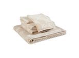 Joop! Frottierset Cornflower, Sand, Beige, Textil, 5-teilig, Abstraktes, Oeko-Tex® Standard 100, saugfähig, Aufhängeschlaufe, strapazierfähig, angenehm weich, hochwertige Qualität, Badtextilien, Handtuch-Sets