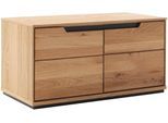 Sitzbank MCA LIVING "Araya Garderobenbank,Flurbank,Bank mit Stauraum,Bankmöbel,Breite 79 cm", eichenfarben, B:79cm H:41cm T:40,5cm, Holzwerkstoff, Massivholz, Sitzbänke, Sitzbank, FSC-Mix, Türen gedämpft, Made in Europe