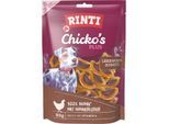 RINTI Chicko Plus Leberwurstschnitte, Huhn mit Hühnerleber 12x80 g