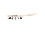 PFERD TOOLS Handbürste mit langem Griff HBU 3reihig Stahl-Draht-Ø 0,35 mm universell einsetzbar (43672011)
