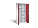 C+P Akten-/Garderobenschrank Acurado, H1950xB930xT400mm, Front Rubinrot, Korpus Lichtgrau (8920-312) ; C + P Möbelsysteme (8920-312|S10153)