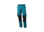 Mascot Hose mit Knietaschen, Stretchstoff Hose Größe 82C46, Dunkelpetroleum (17179-311-44-82C46)