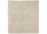 Saunatuch SCHIESSER "Turin in angesagter Reiskornoptik", beige (helltaupe), B:75cm L:200cm, Frottier, Frottier, Handtücher, Made in Green
