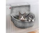 Canadian Cat Company Kuschelsack für Heizkörper grau