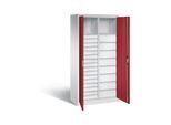 C+P Werkzeugschrank Acurado, H1950xB930xT500mm, Front Rubinrot, Korpus Lichtgrau (8921-303) ; C + P Möbelsysteme (8921-303|S10064)