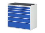 Rau Schubladenschrank m. Anti-Rutsch-Matte 6 Schubl-XXL 2x90 1x120 2x180 1x270mm (03-XXL7.7A-MT.11)