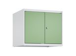 C+P Aufsatzschrank Classic PLUS, 2 Abteile, 500x600x500mm, 7035/6011 Verschluss Zylinderschloss ; C + P Möbelsysteme (080092-20|S10021)