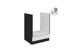 Küchen Herdschrank 60 Küche ARIA Weiss ultra matt Anti Fingerprint Küchenzeile