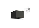Küchen Aufsatzschrank 50 Küche ARIA Graphite matt Küchenzeile Anti Fingerprint