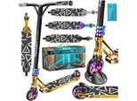 KESSER® Stunt Scooter GT-Limit 360° Lenkung Funscooter Stuntscooter mit Ständer ABEC 9 Kugellagern, 110 mm PU Räder , Kickscooter Tretroller Cityroller Trick Roller für Kinder Erwachsene