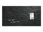 SIGEL Glas-Magnettafel Artverum, Ecken gefasert/poliert, inkl. 3 x Neodym-Magnete, B 910 x T 15 x H 460 mm, ESG, anthrazit