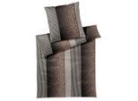 Joop! Bettwäsche Joop! Leo, Taupe, Textil, Graphik, 135x200 cm, Oeko-Tex® Standard 100, pflegeleicht, schadstoffgeprüft, weiche und anschmiegsame Oberfläche, edel glänzend, dicht gewebtes Garn, Schlaftextilien, Bettwäsche, Bettwäsche, Satin-Bettwäsche