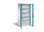 C+P Werkzeugschrank Acurado, H1950xB930xT600mm, Front Lichtblau, Korpus Lichtgrau (8922-553) ; C + P Möbelsysteme (8922-553|S10040)