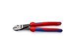 KNIPEX 74 22 250 T BK Kraft-Seitenschneider mit Befestigungsöse schwarz atramentiert 250 mm)