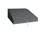 Stumpf Schreibpultaufsatz 3000, für Schränke m. 1000x500x500 mm (HxBxT) RAL 7016 ; Stumpf Metall (3009001)