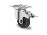 CASCOO Lenkrolle mit Totalfeststeller ø 50 mm Serie P4P4 Gleitlager (TAPA9C0050P4P4P0N)