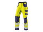 Sommerhose REFLECTIQ PSA 2 warngelb/dunkelblau Form 2407 Größe 24 ; Kübler Workwear (2407 8343-3448-24)