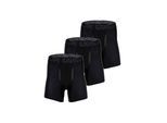 Boxershorts UNDER ARMOUR "Boxershort UA PERFORMANCE TECH - SOLID 6 IN 3PK 3er Pack", Herren, Gr. 4XL, schwarz, Obermaterial: 90% Polyester Pol. recyc.. 10% Elasthan EL., Unterhosen