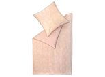 Bettwäsche ESPRIT "Noel", rosa (rosé), B/L: 155cm x 220cm, 1 Stk., 1 Stk., Satin, B/L: 80cm x 80cm, 2 Stk., Satin, Obermaterial: 100% Baumwolle, Bettwäsche, Bettwäsche, aus beständigerer Baumwolle