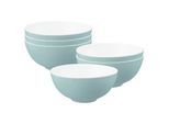 Schale SELTMANN WEIDEN "Schüsseln Life Fashion ø 21 cm 6er Set", grün (grün chic), L:21,2cm, Schüsseln, Schale