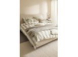 Wendebettwäsche "Panel", beige (natur), B/L: 155cm x 220cm, 1 Stk., 1 Stk., Renforcé, B/L: 80cm x 80cm, 2 Stk., Renforcé, 100% Baumwolle, SCHÖNER WOHNEN-KOLLEKTION, Bettwäsche, Wendebettwäsche, aus reiner Baumwolle und kleinem Stehsaum