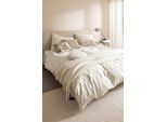 Wendebettwäsche "Favour", beige (natur), B/L: 155cm x 220cm, 1 Stk., 1 Stk., Satin, B/L: 80cm x 80cm, 2 Stk., Satin, 100% Baumwolle, SCHÖNER WOHNEN-KOLLEKTION, Bettwäsche, Wendebettwäsche, aus reiner Baumwolle und mit effekvoller Paspel
