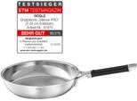 Bratpfanne RÖSLE "SILENCE PRO", silber (silberfarben), B:29,5cm H:9,5cm L:50,5cm Ø:28cm, Pfannen, Bratpfanne, Universalpfanne, spülmaschinen- und induktionsgeeignet, 28 cm