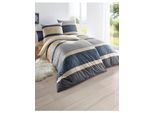 Bettwäsche KLEINE WOLKE Gr. 1, beige, B/L: 135cm x 200cm, Mako-Satin, B/L: 80cm x 80cm, 2 Stk., Mako-Satin, 100% Baumwolle, Bettwäsche, Bettwäsche
