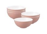 Schale SELTMANN WEIDEN "Schüsseln Life Fashion ø 21 cm 6er Set", rosa (posh rose), L:21,2cm, Schüsseln, Schale