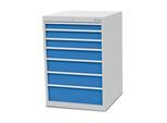 Bedrunka+Hirth Schubladenschrank T736 R 24-24 mit 7 Schubladen 1x75 2x100 1x 125 2x150 1x200 mm (700/1321V10A)