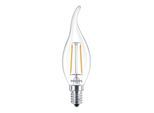 Philips Lighting LED-Kerzenlampe E14 klar Glas CorePro LED 37759200)