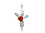 Kettenanhänger OSTSEE-SCHMUCK "- Elfe - Silber 925/000 - Bernstein" Gr. 38, silber (silber 925, silberfarben, weiß), Schmuckanhänger, Damen, Silber 925 (Sterlingsilber), Kettenanhänger